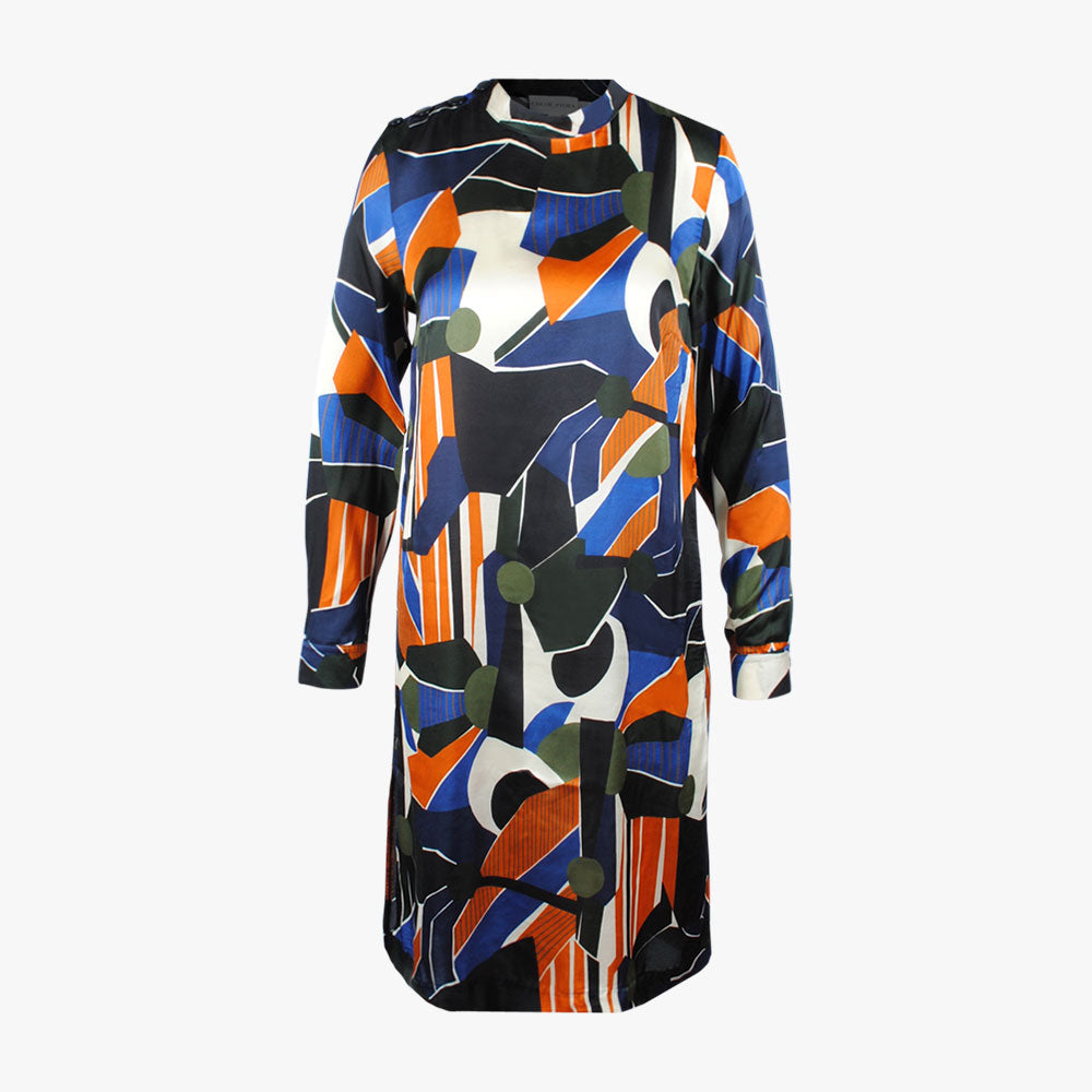 Kleid Grafikprint (marine, 32) | marine