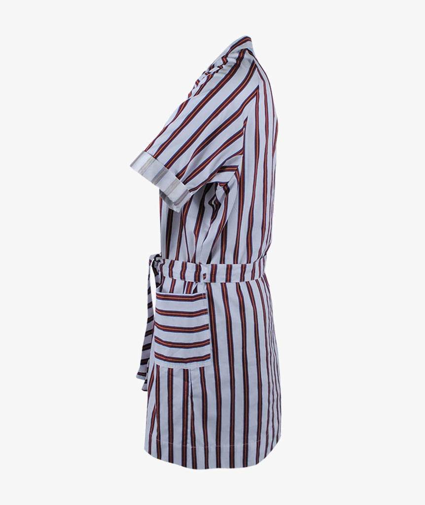 Kleid Streifen Renee | weiß