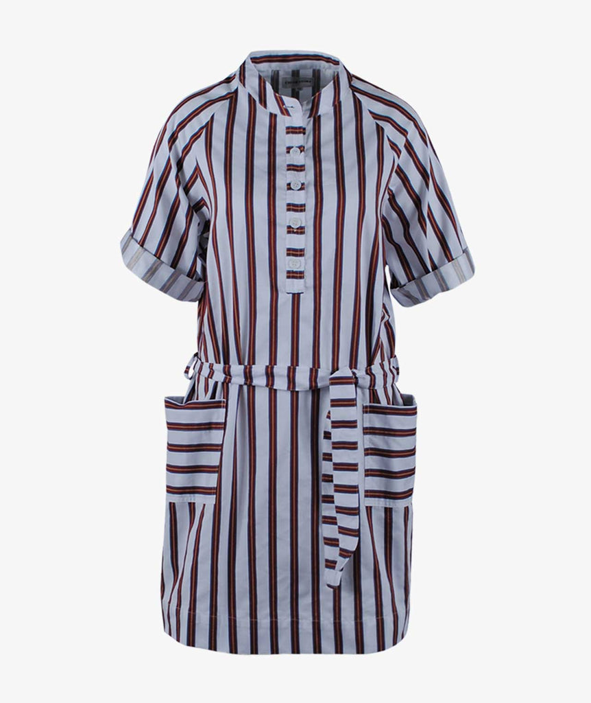 Kleid Streifen Renee | weiß