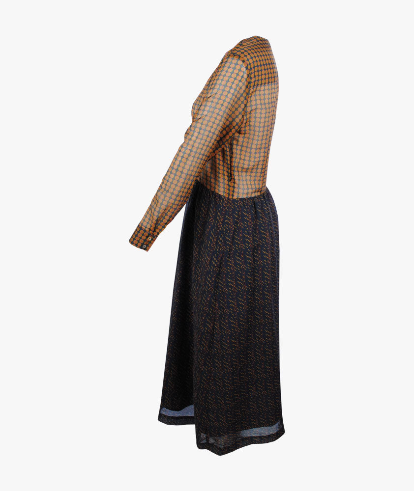 Maxikleid Printmix | marine