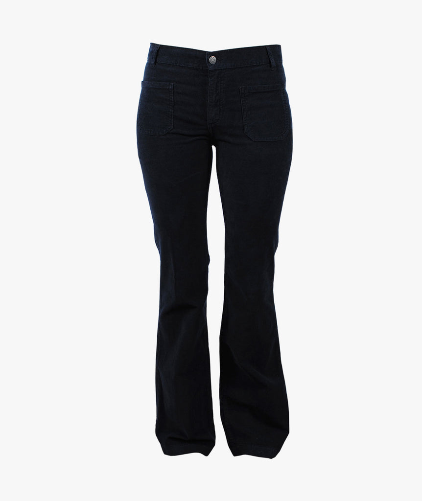Flared Feincord | navy