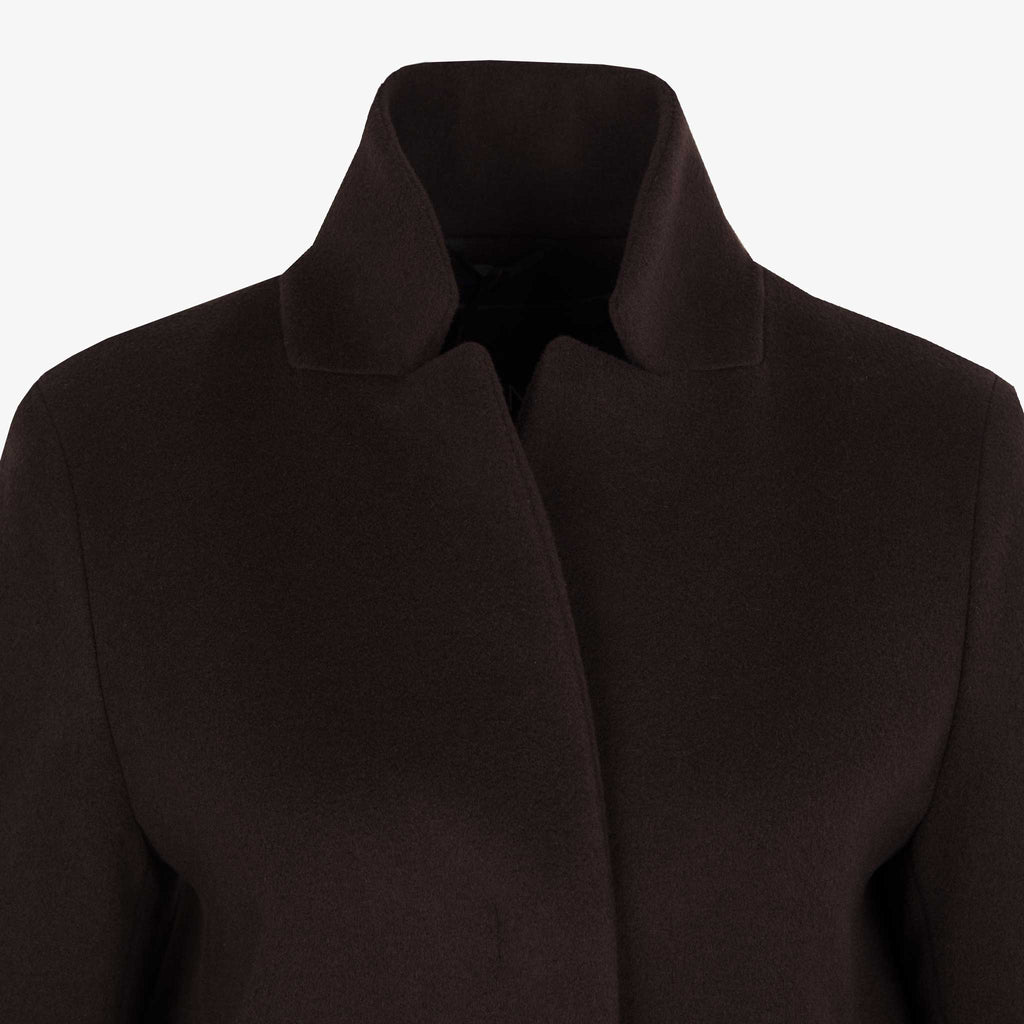 Cinzia Rocca Mantel Wolle/Cashmere | braun