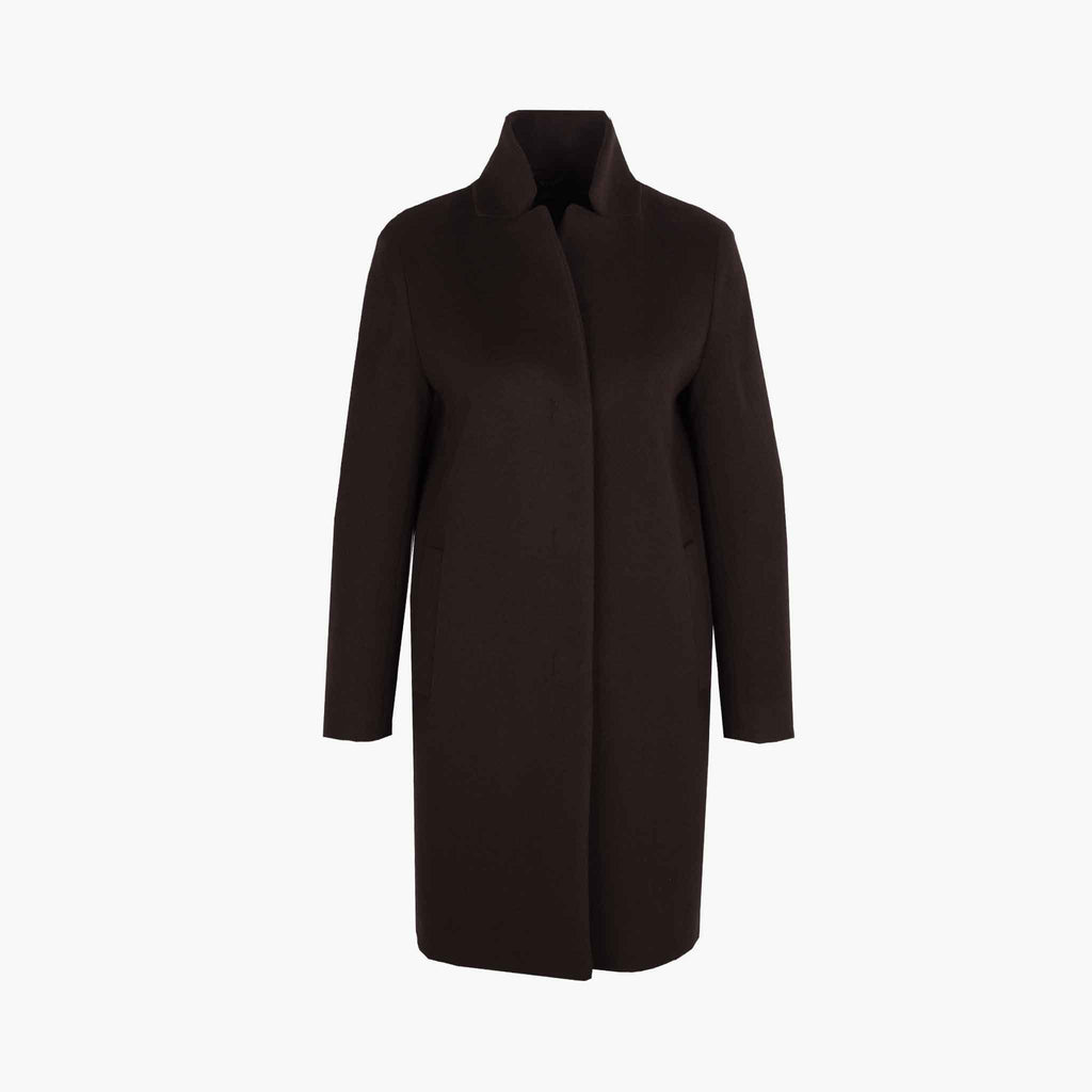 Cinzia Rocca Mantel Wolle/Cashmere | braun