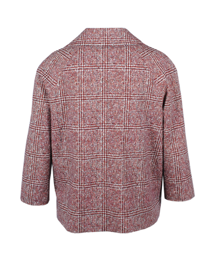Jerseyblazer feminin | dunkelrot