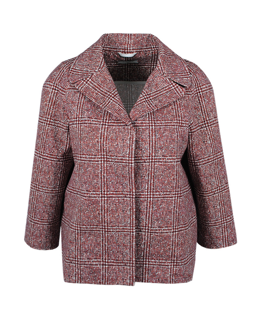 Jerseyblazer feminin | dunkelrot