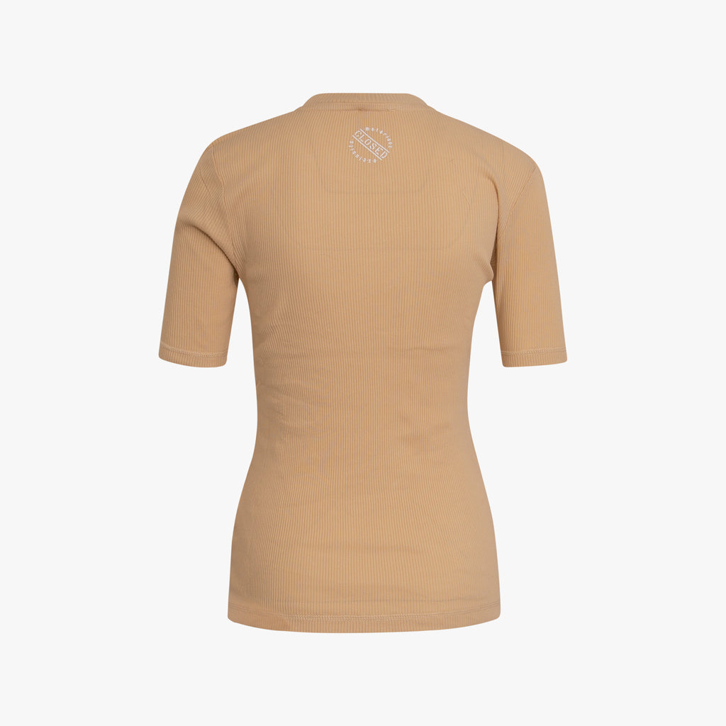 1/2 Ripp-Shirt uni | creme