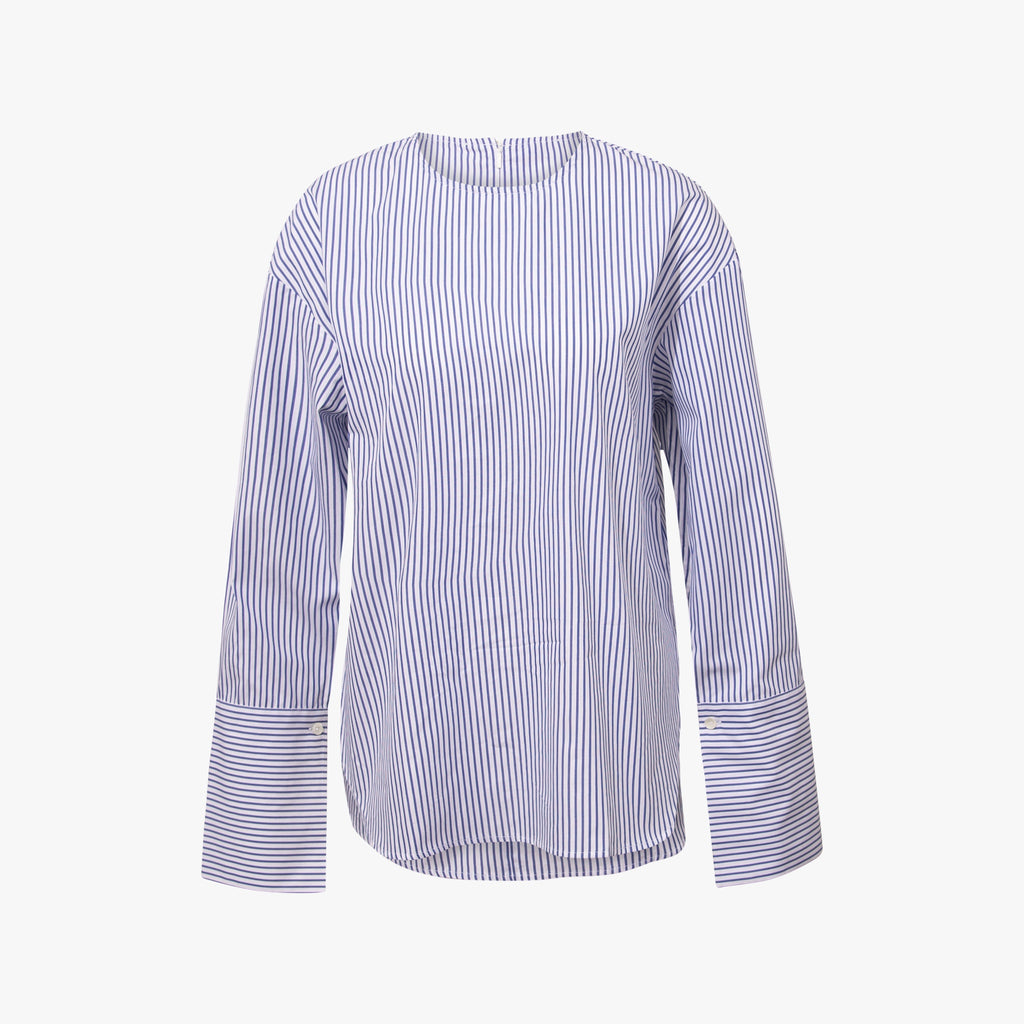 Blusenshirt gestreift | blau-weiß