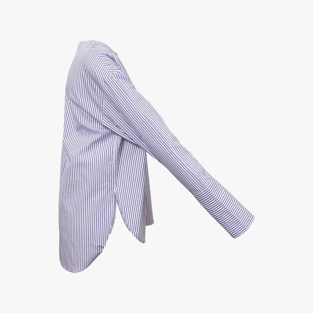 Blusenshirt gestreift | blau-weiß