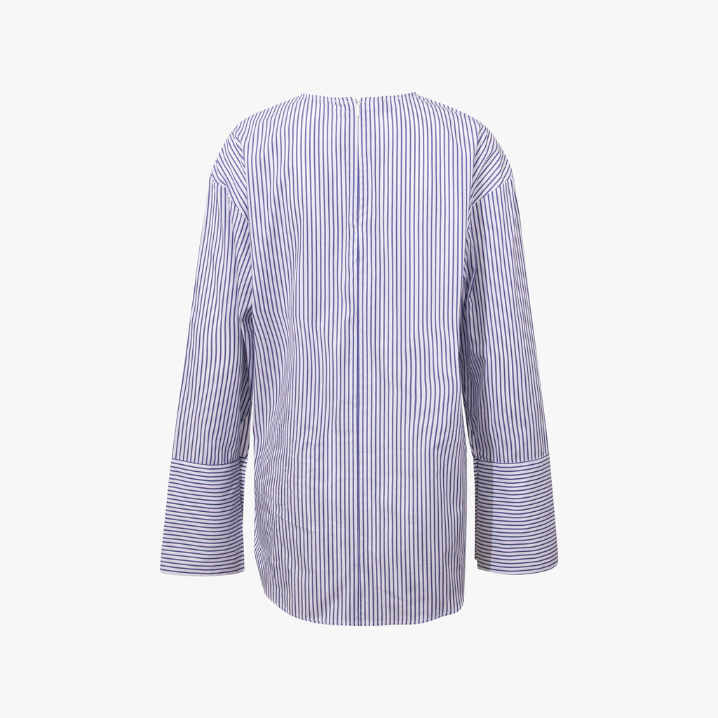Blusenshirt gestreift | blau-weiß