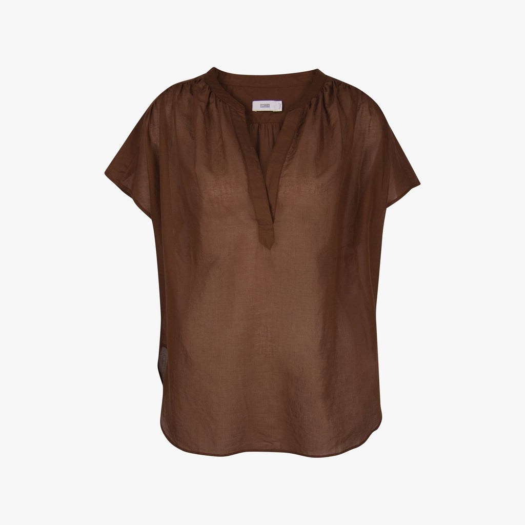 Closed Bluse Lena transparent | braun