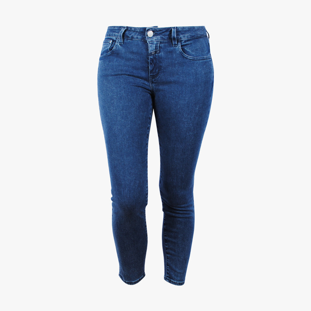 Jeans Baker Crop | dunkelblau