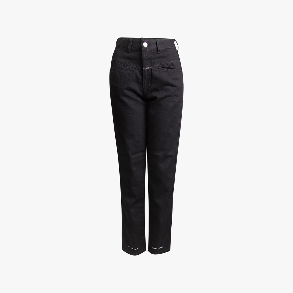 Jeans Pedal Pusher | schwarz