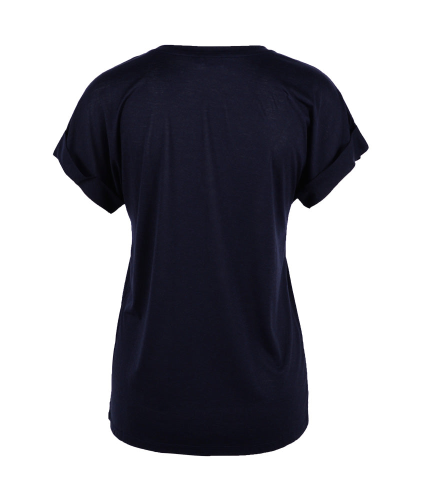 1/2 RH-Shirt uni | nachtblau