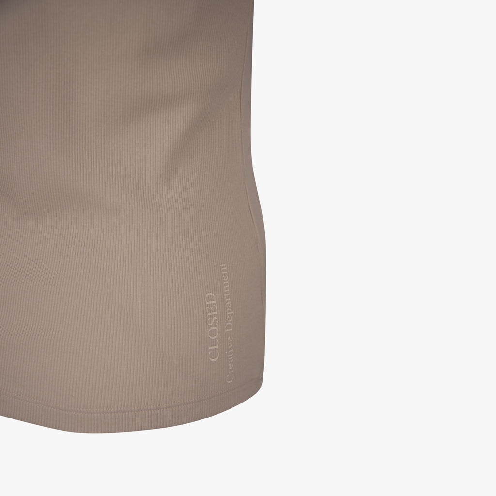 Closed Rippenshirt Uni | beige