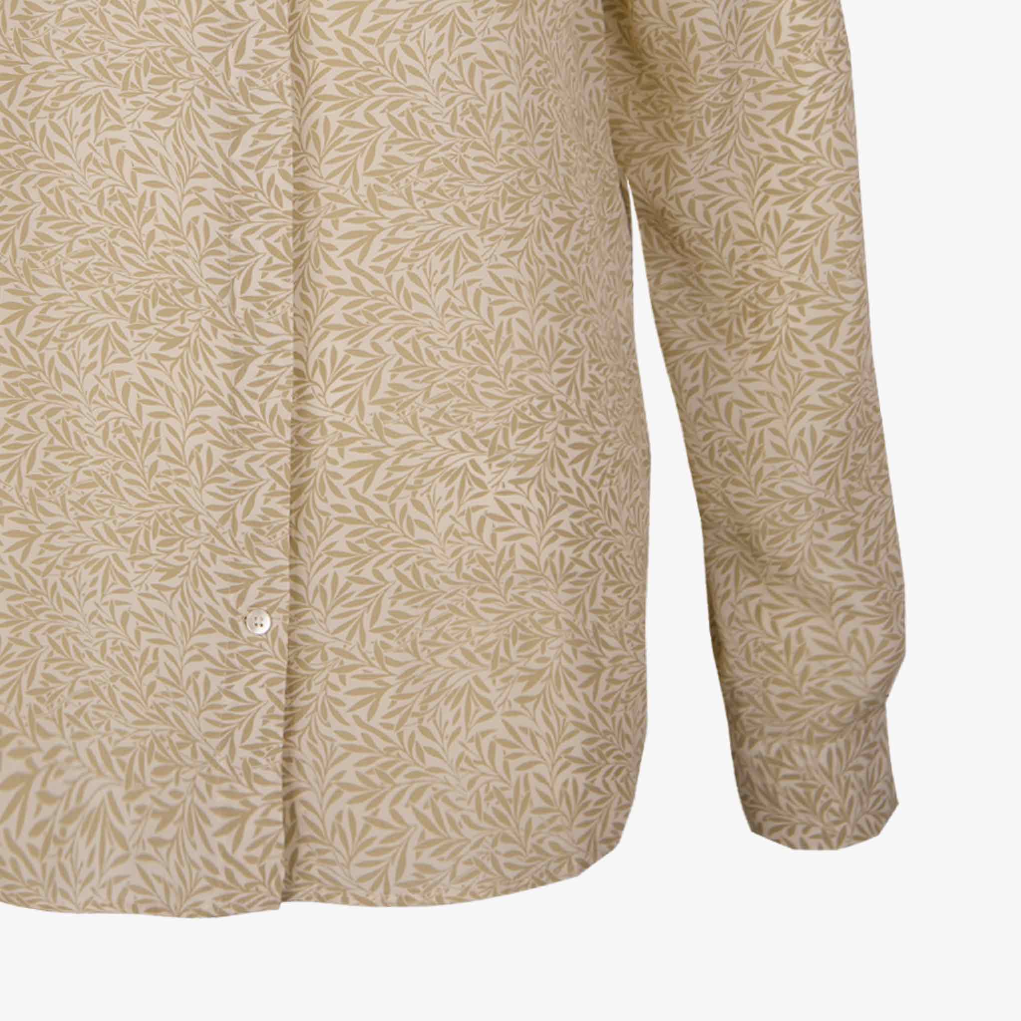 Closed Seidenbluse Olivenzweig | hellkhaki