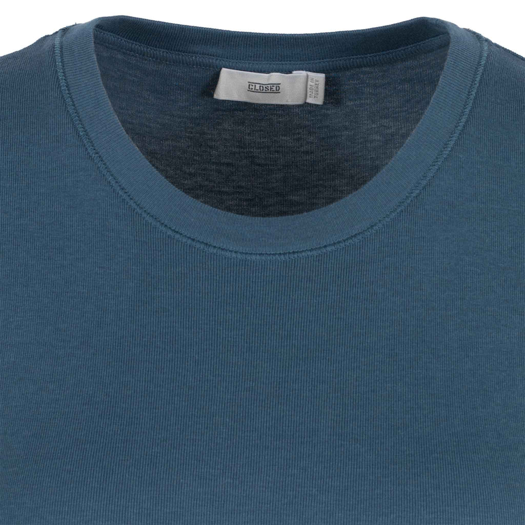 1/2 Shirt  uni | blau