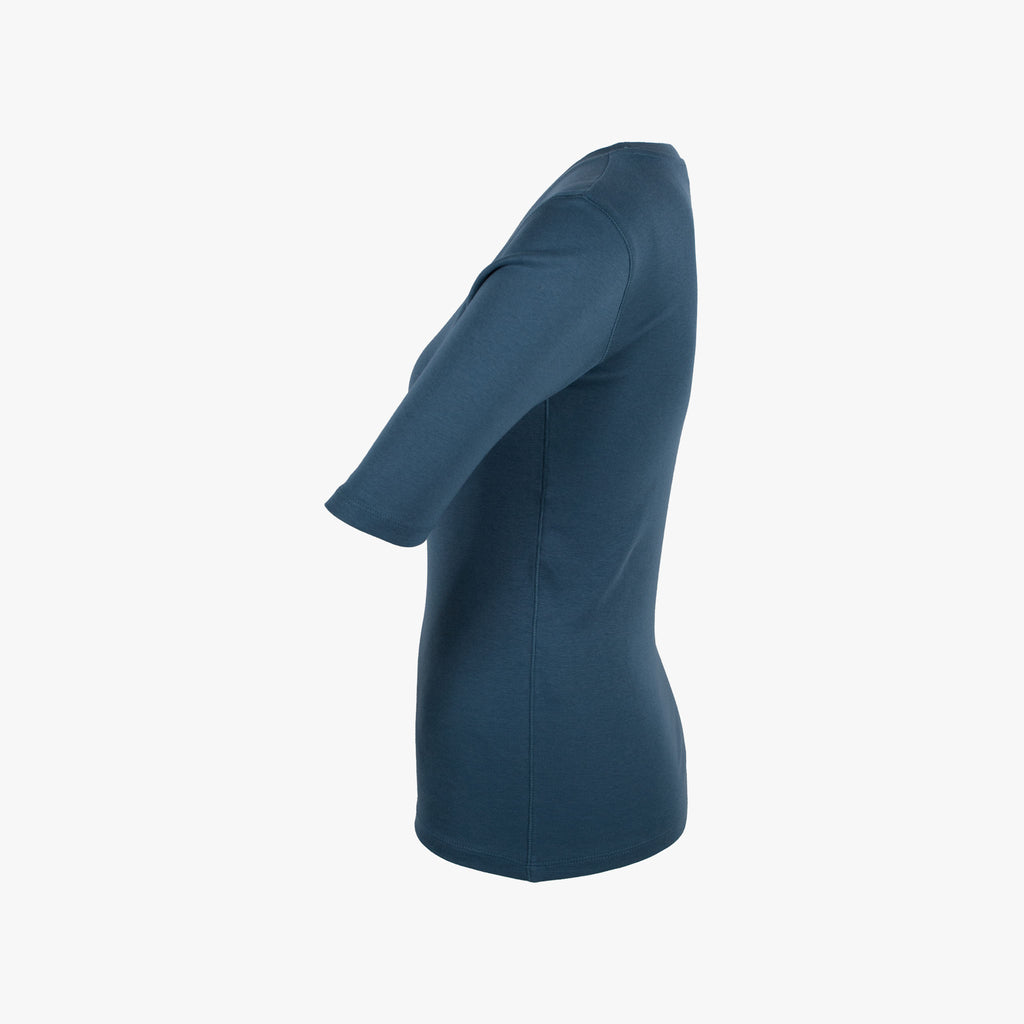 1/2 Shirt  uni | blau