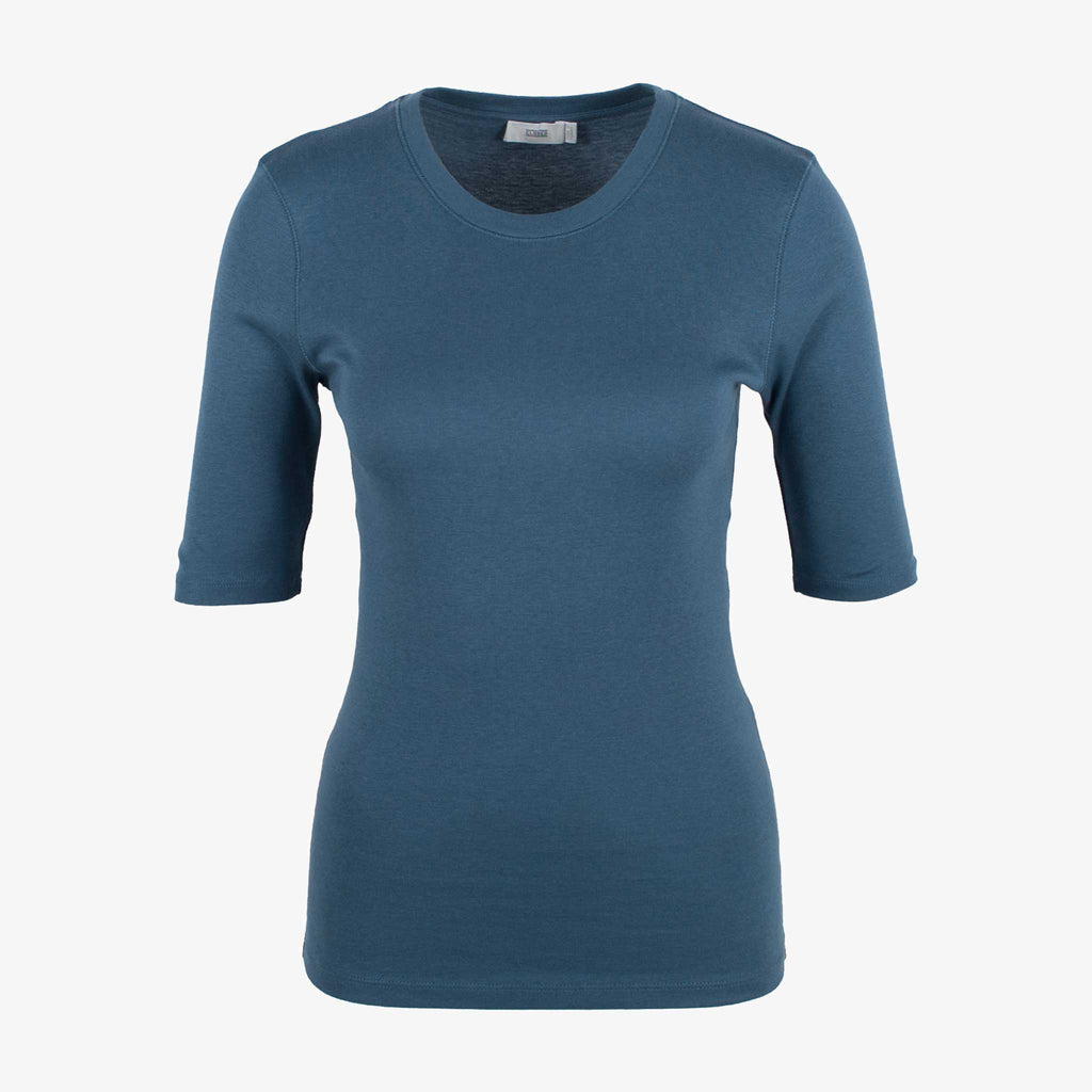 1/2 Shirt  uni | blau