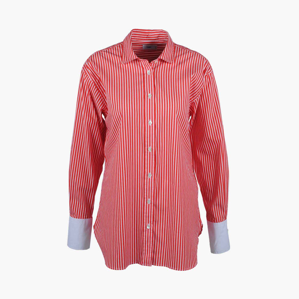 Streifenbluse Lilo (red, XS) | rot