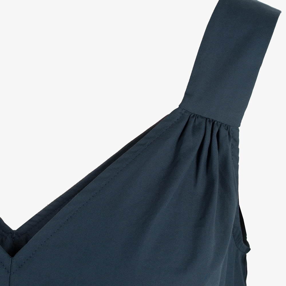 Closed Trägerkleid uni | graublau