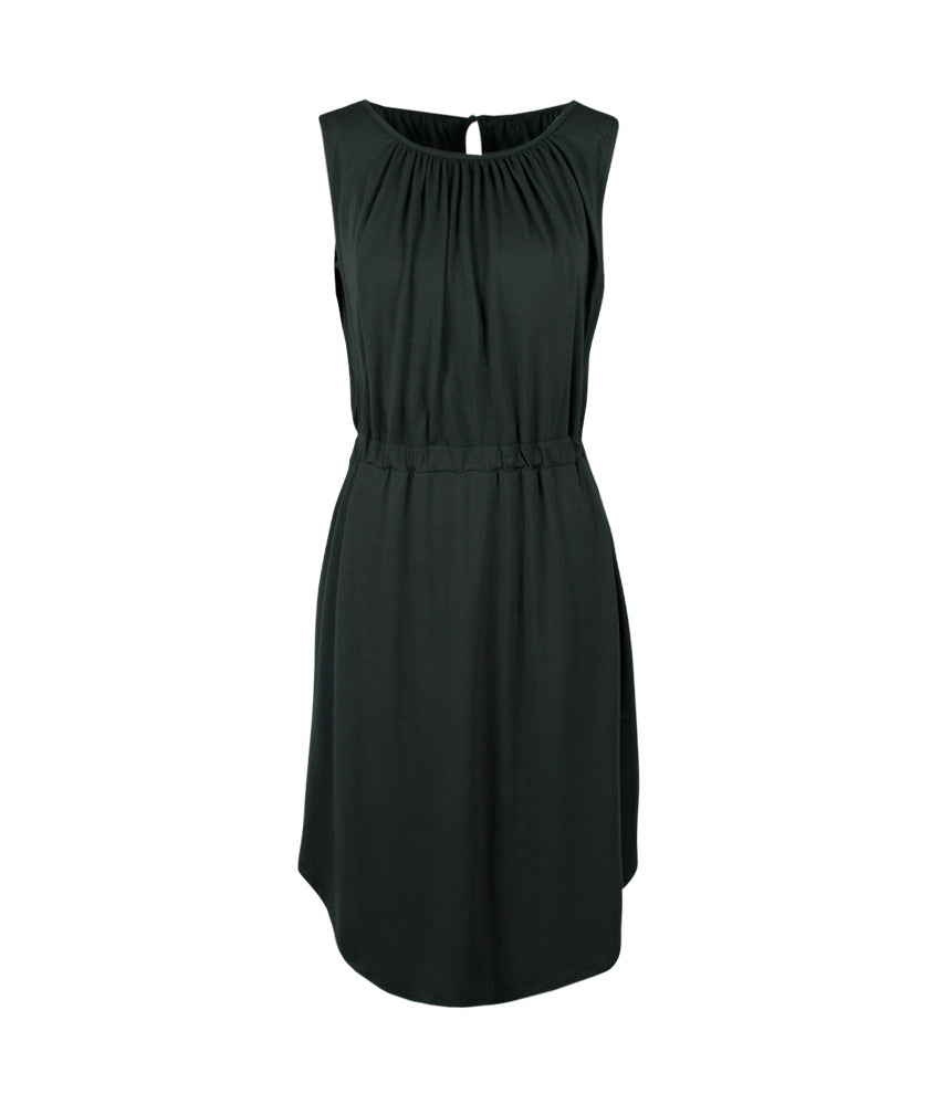 Midikleid Raffung | anthra