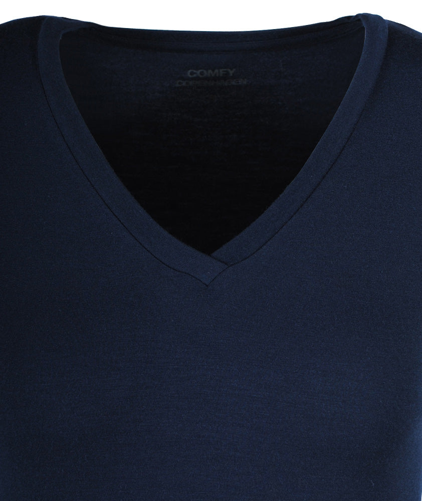 1/2 V-Shirt basic | navy