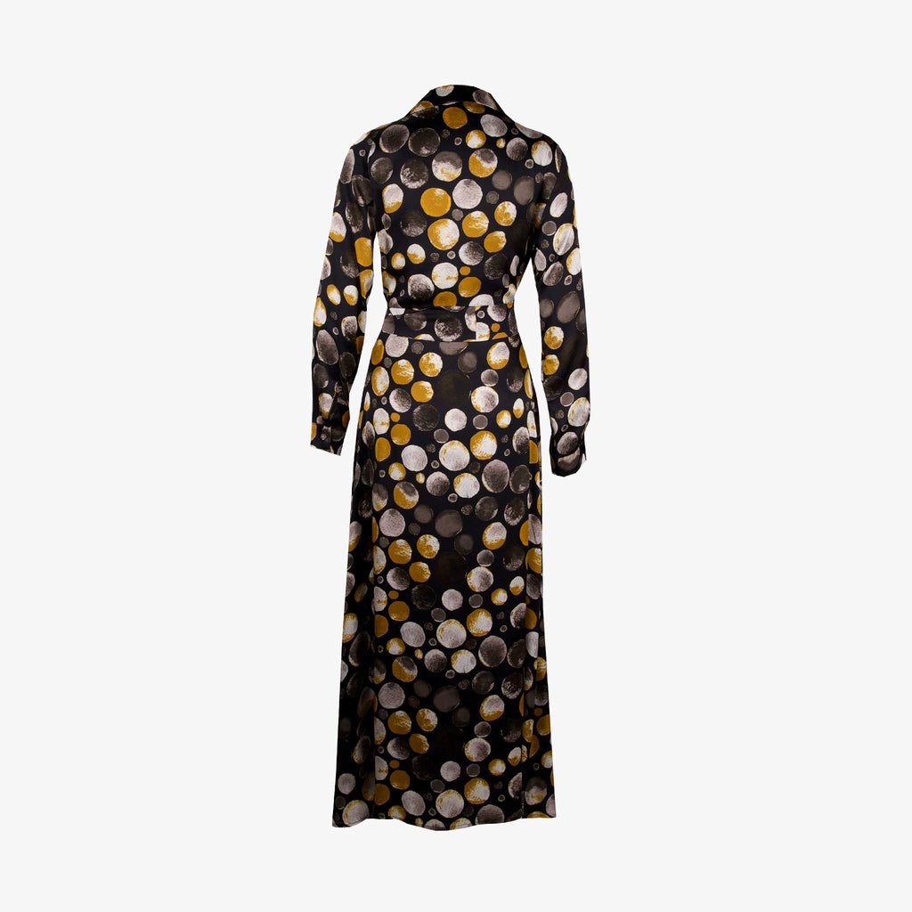 ControFigura Wickelkleid lang | schwarz