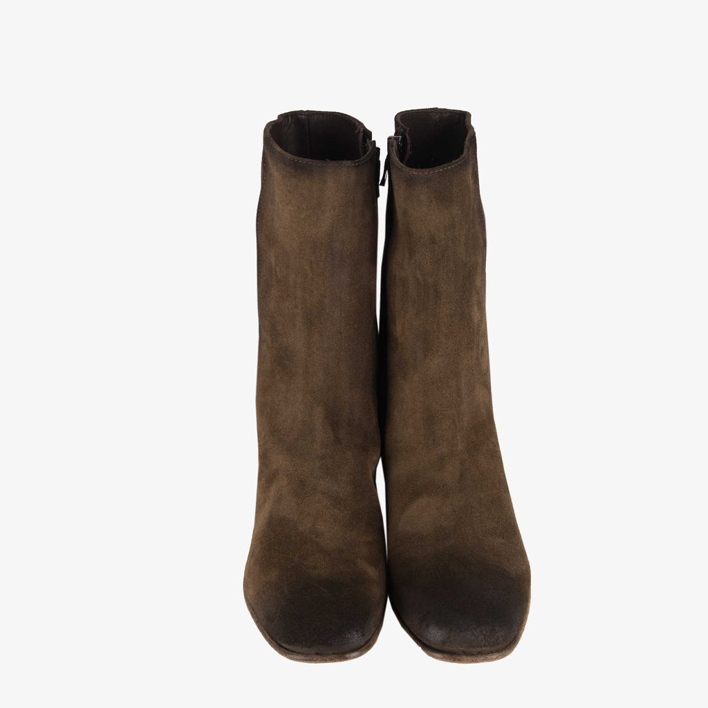 Crispiniano Stiefelette Feminin | oliv