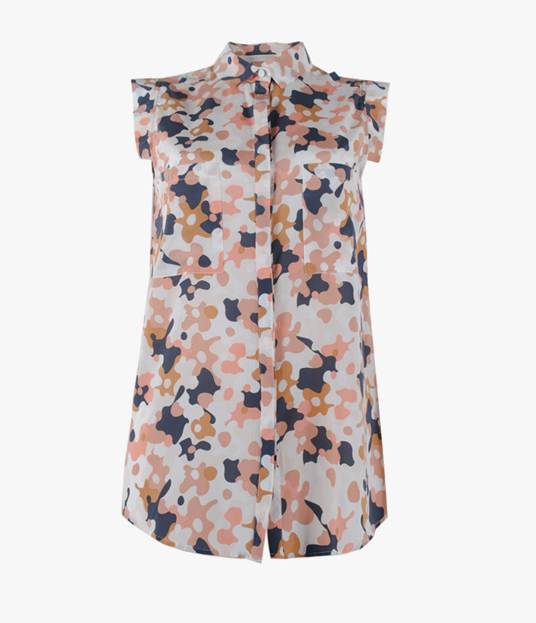 Bluse Print Olyvia | mauve