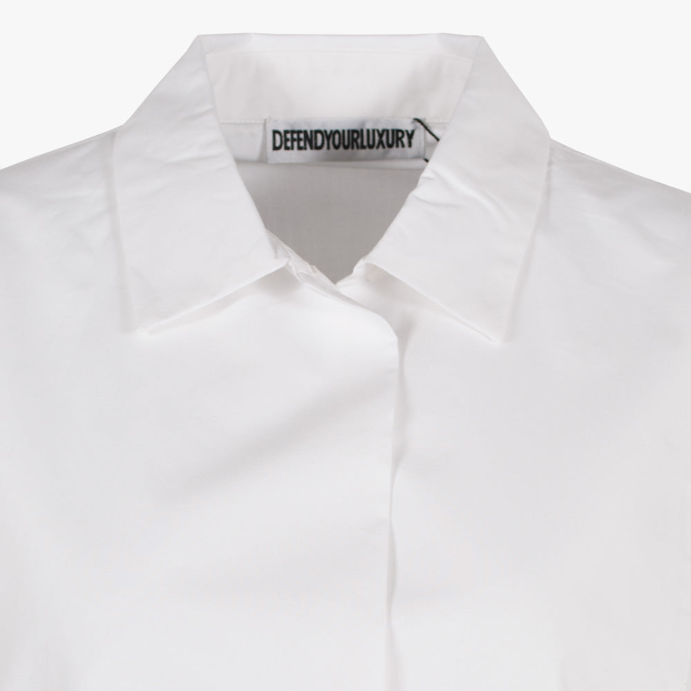 Kleid Plastron | weiß