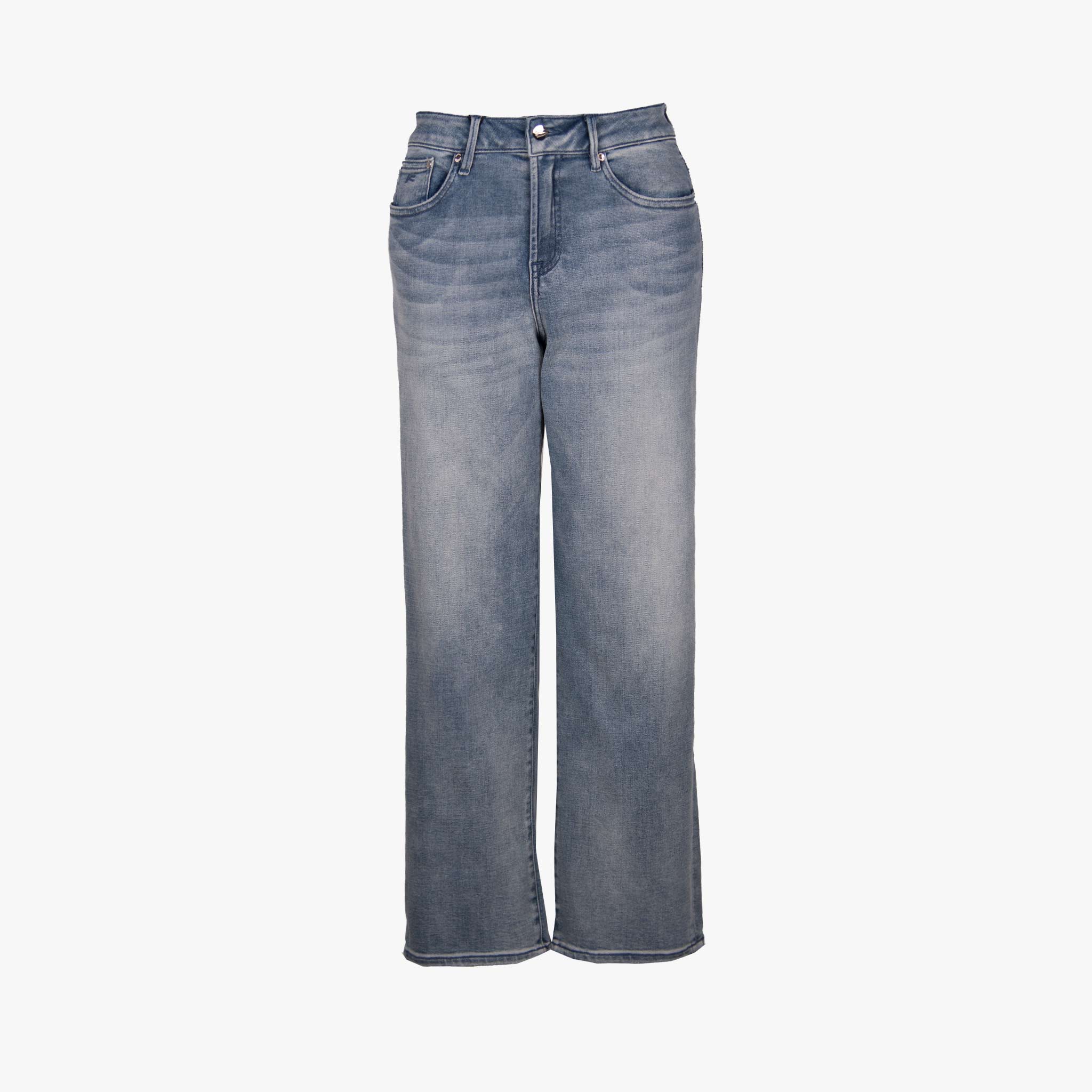 Denham Jeans Bardot Highrise Wide | blau