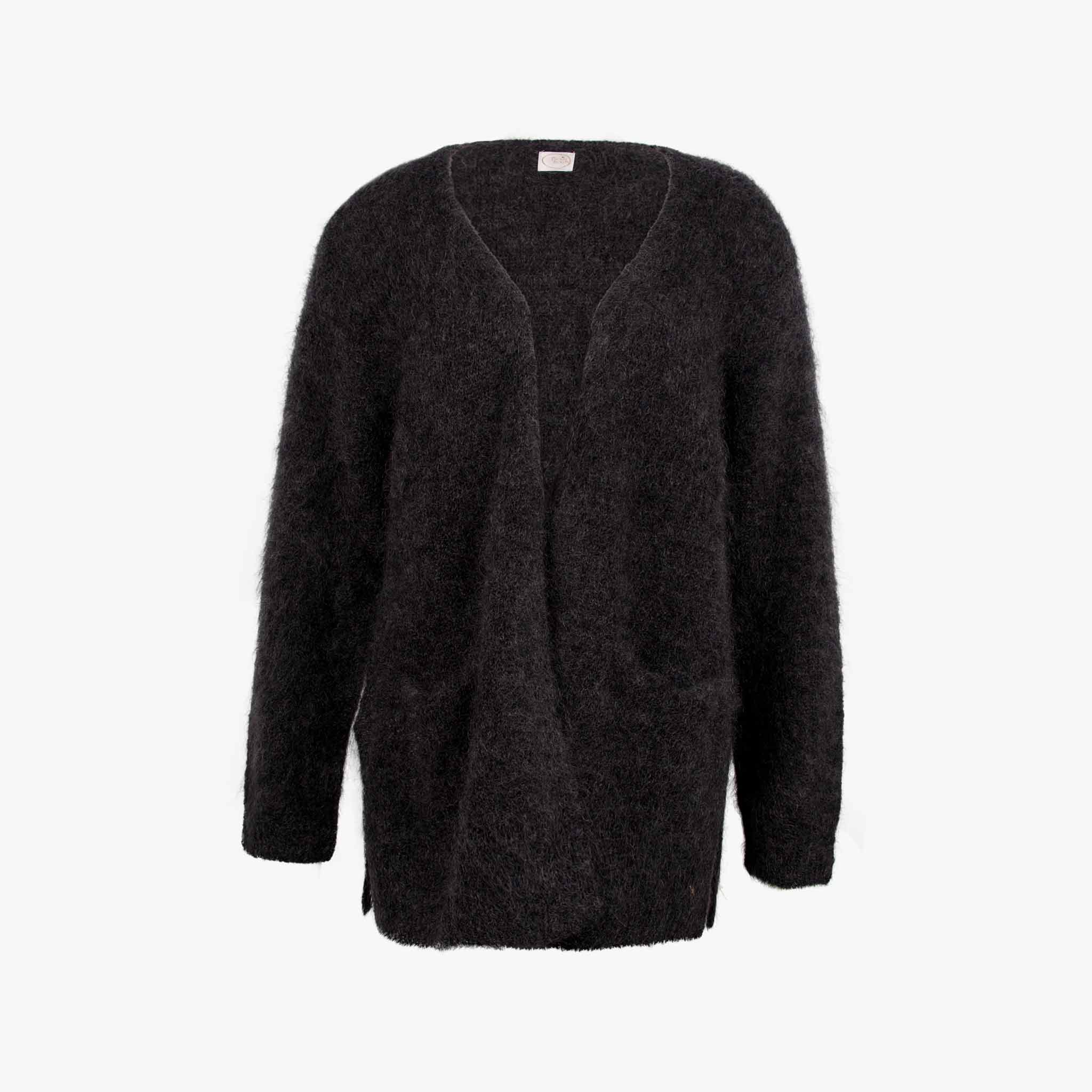 Des Petit Hauts Cardigan open | dunkelgrau