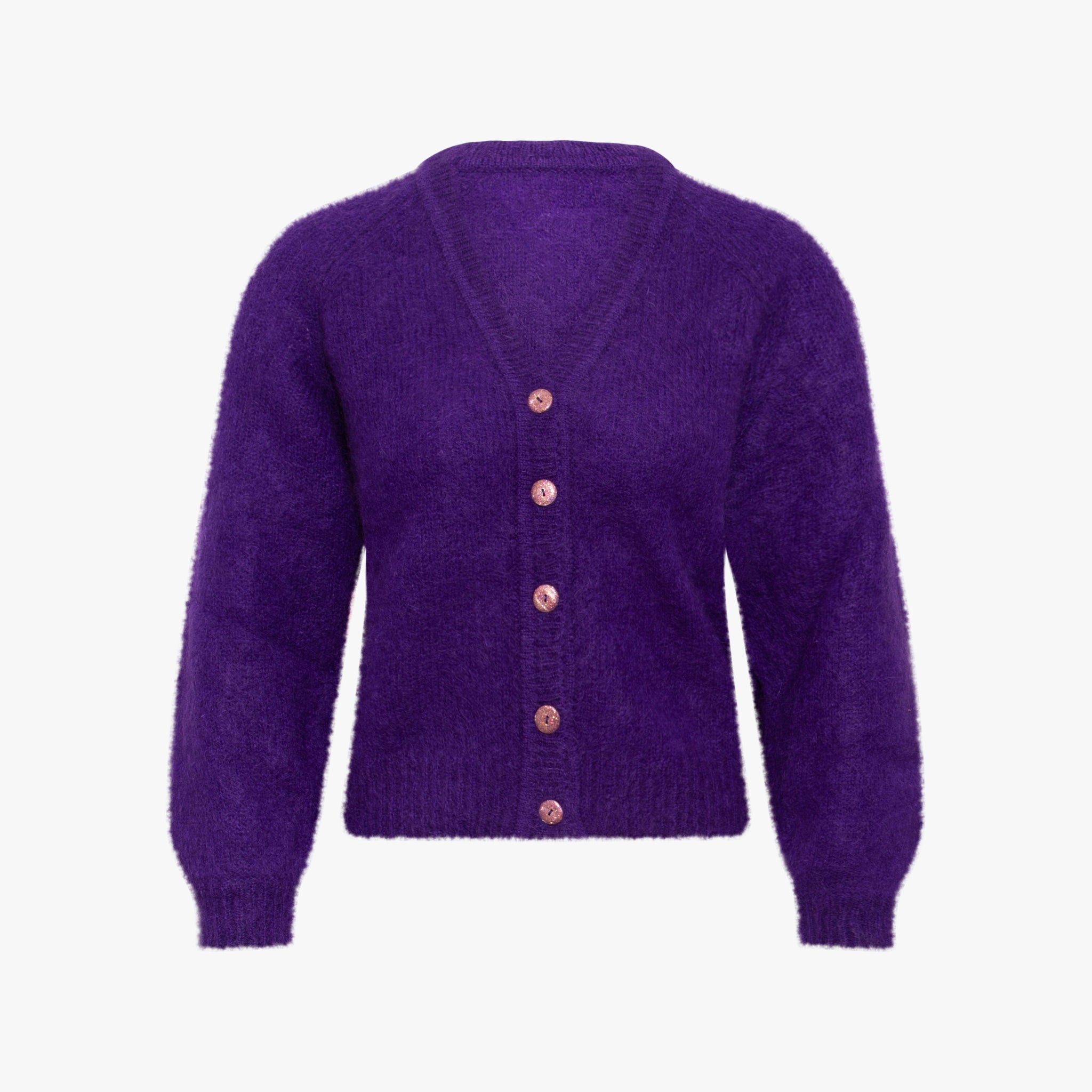 Cardigan kurz | violett