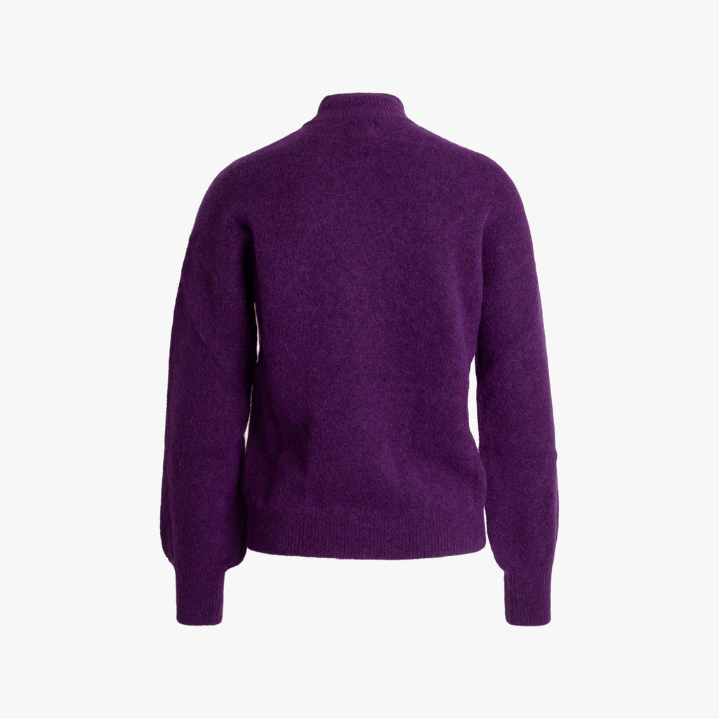 Turtle Neck Pullover | violett