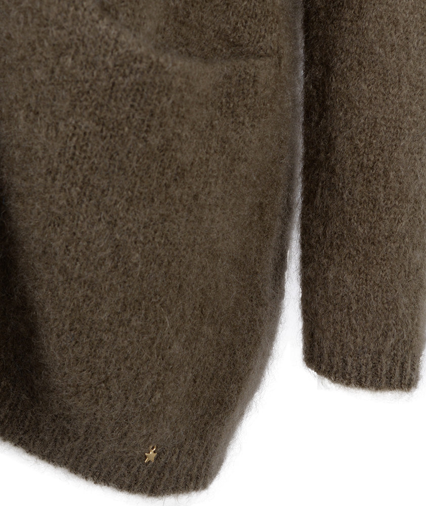 Open Cardigan | grün