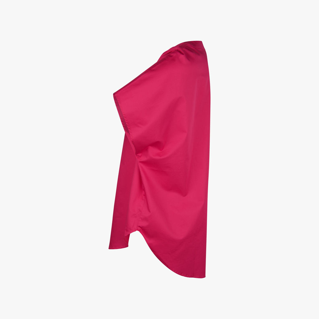 Devotion Schlupfbluse Uni | fuchsia
