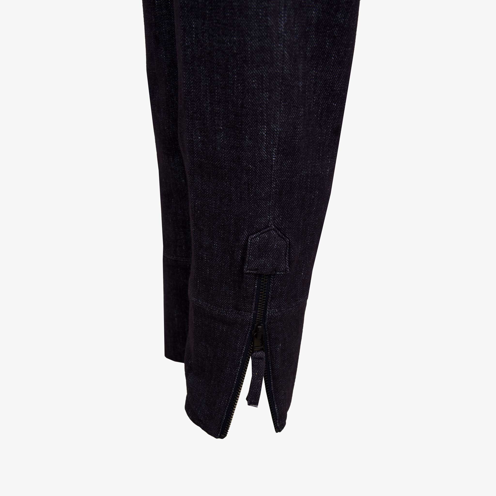 Dolores Chino mit Zip | denim