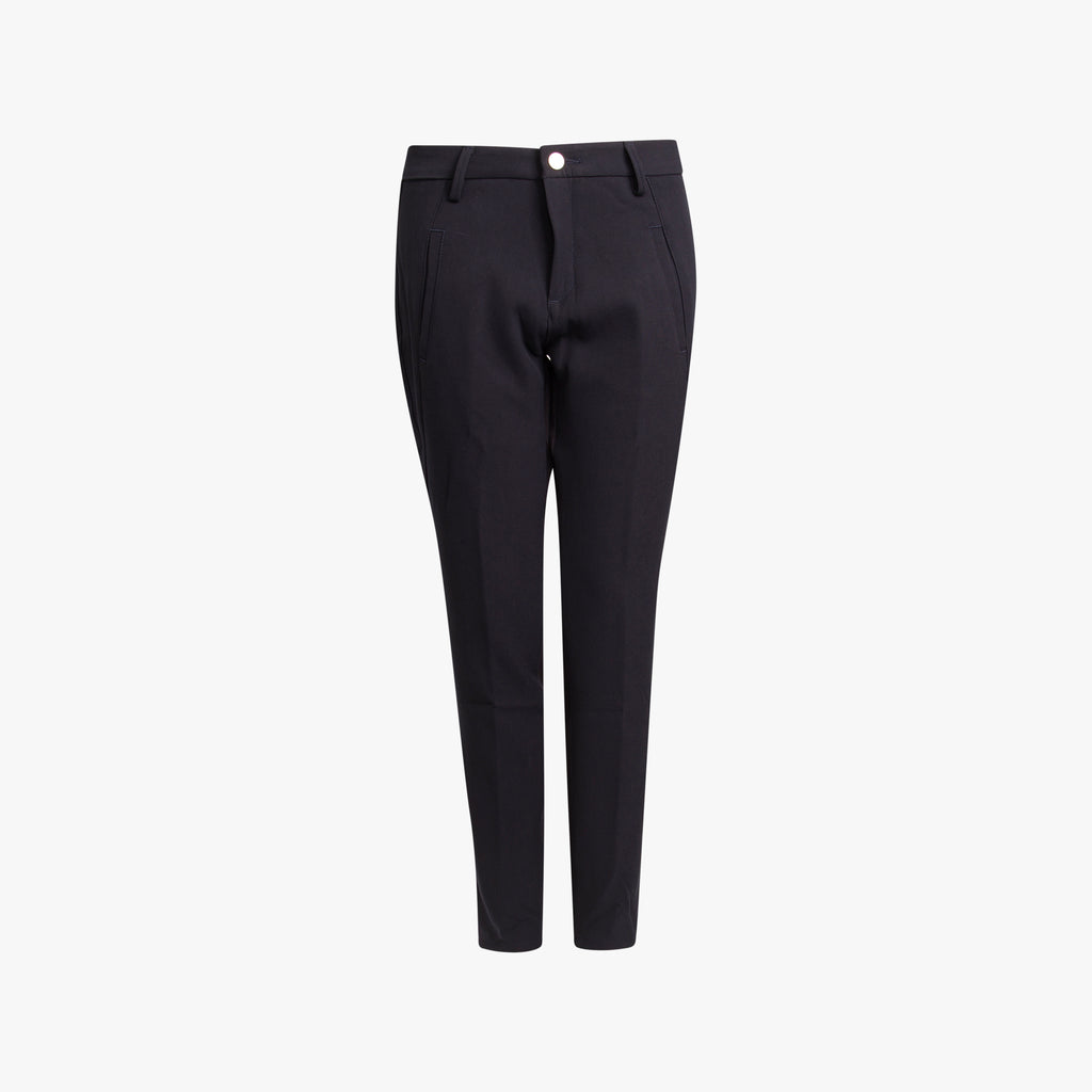 Hose Strickeinsatz | navy