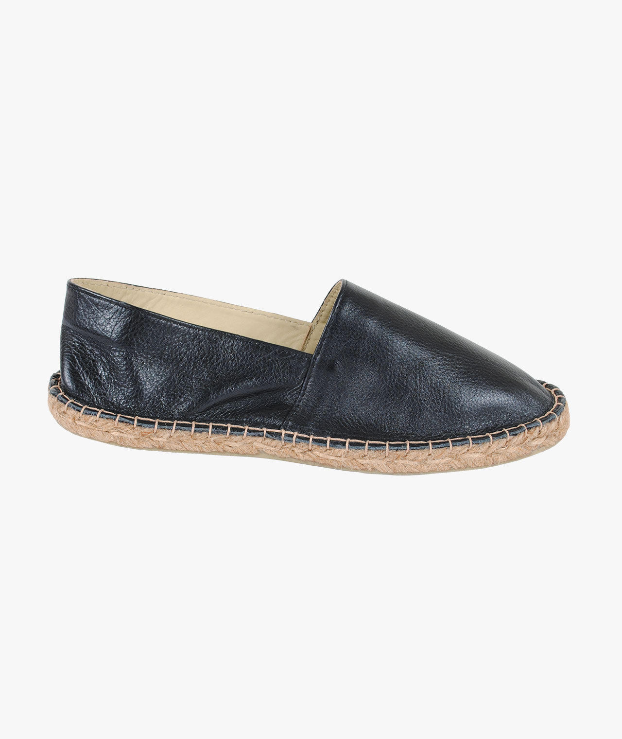 Espandrille Glattleder | schwarz