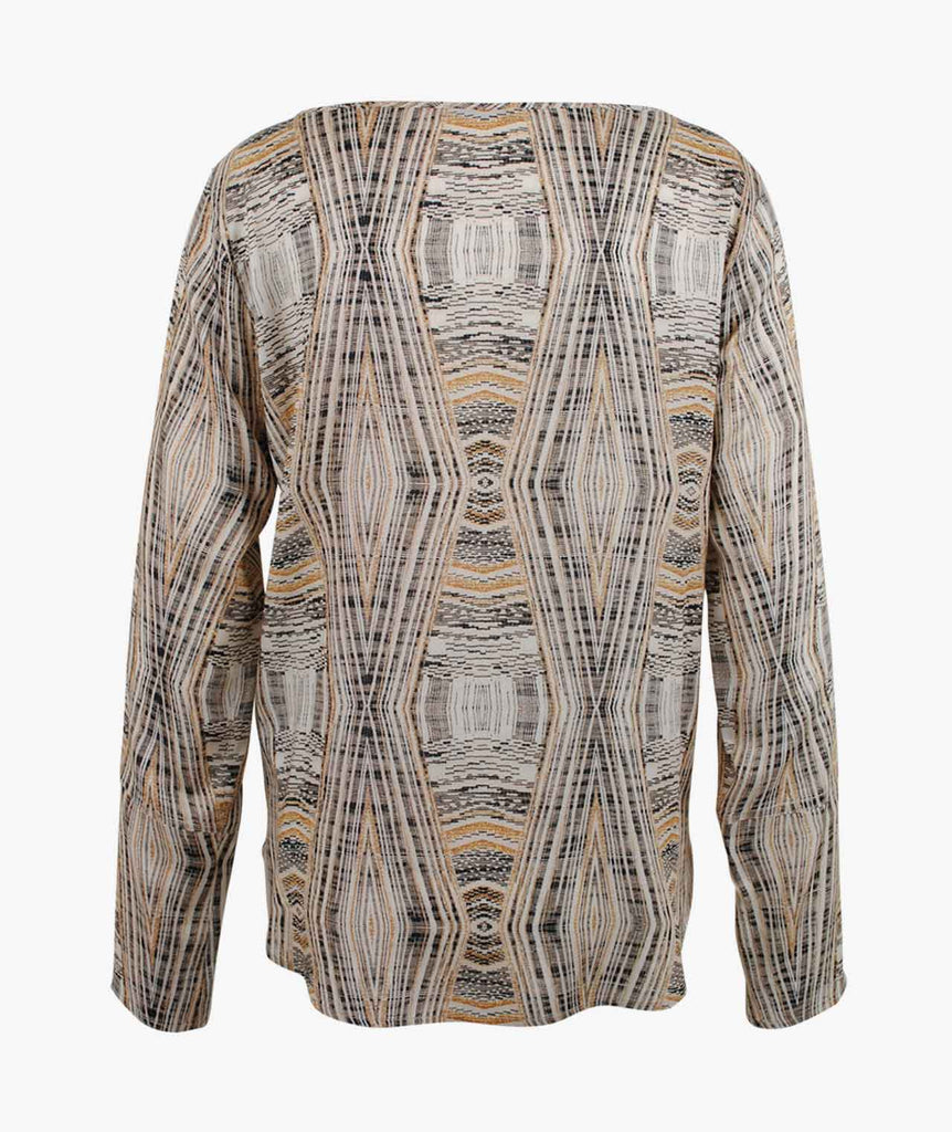 Bluse Afrikaprint Minda | braun