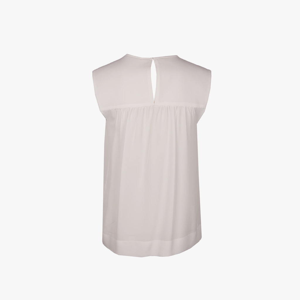 Drykorn Blusenshirt Seidenmix | weiß