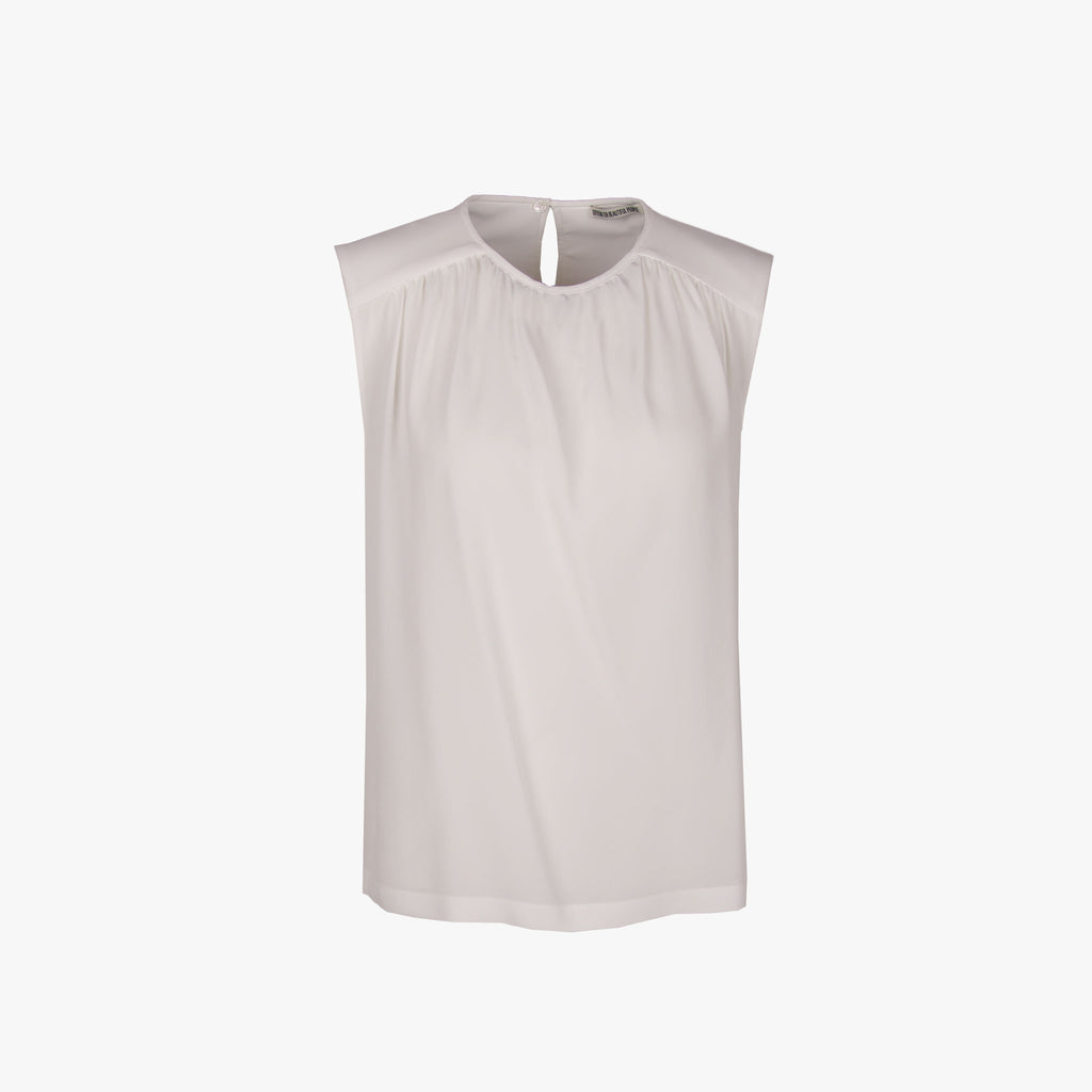 Drykorn Blusenshirt Seidenmix | weiß