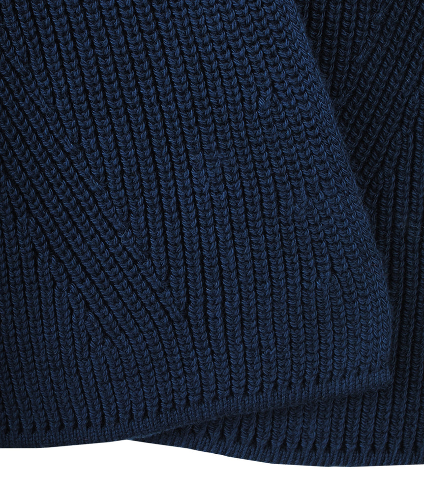 Cardigan Grobstrick | dunkelblau