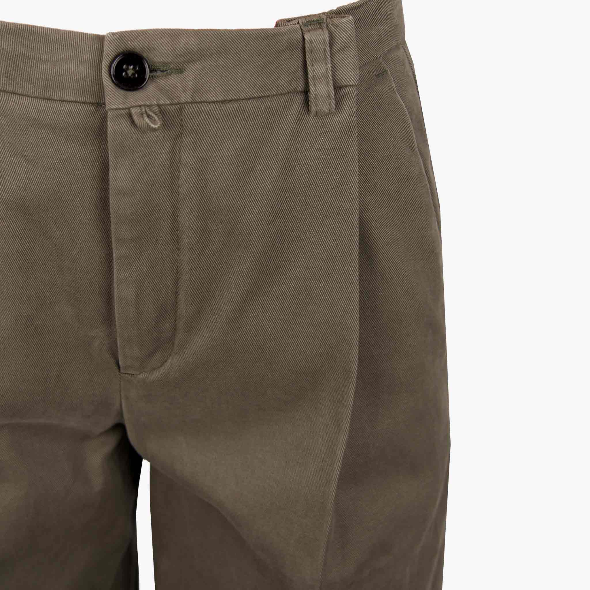 Drykorn Chino Bundfalte | oliv