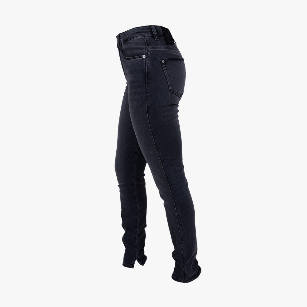 Jeans Highwaist Wet (grau, 25) | grau