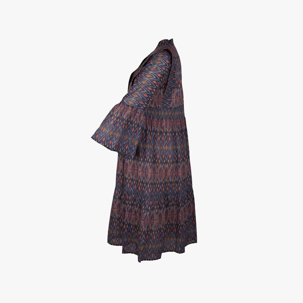 Drykorn Kleid Ikatprint | multicolor