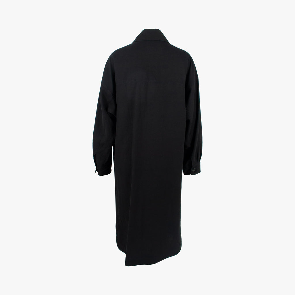 Mantelkleid Timbi, Rückenansicht | schwarz