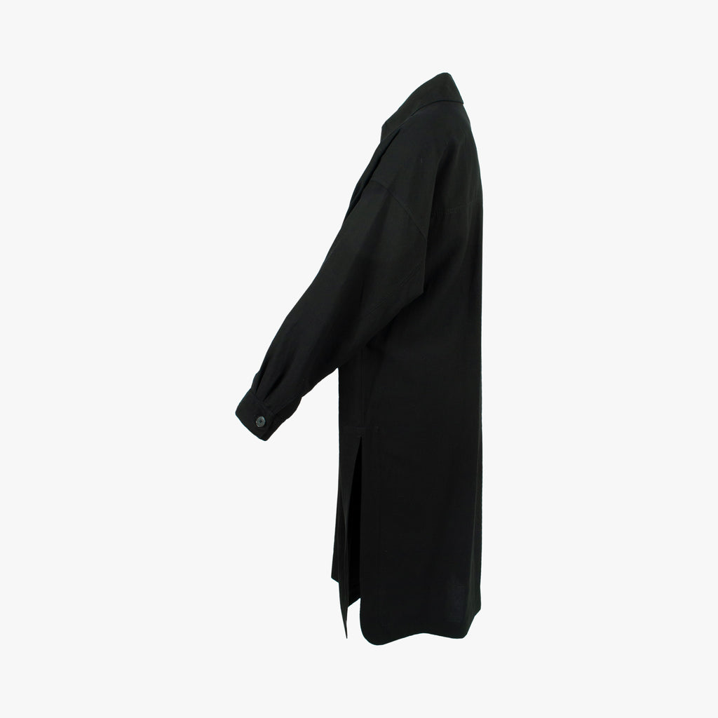 Mantelkleid Timbi, Seitenansicht | schwarz