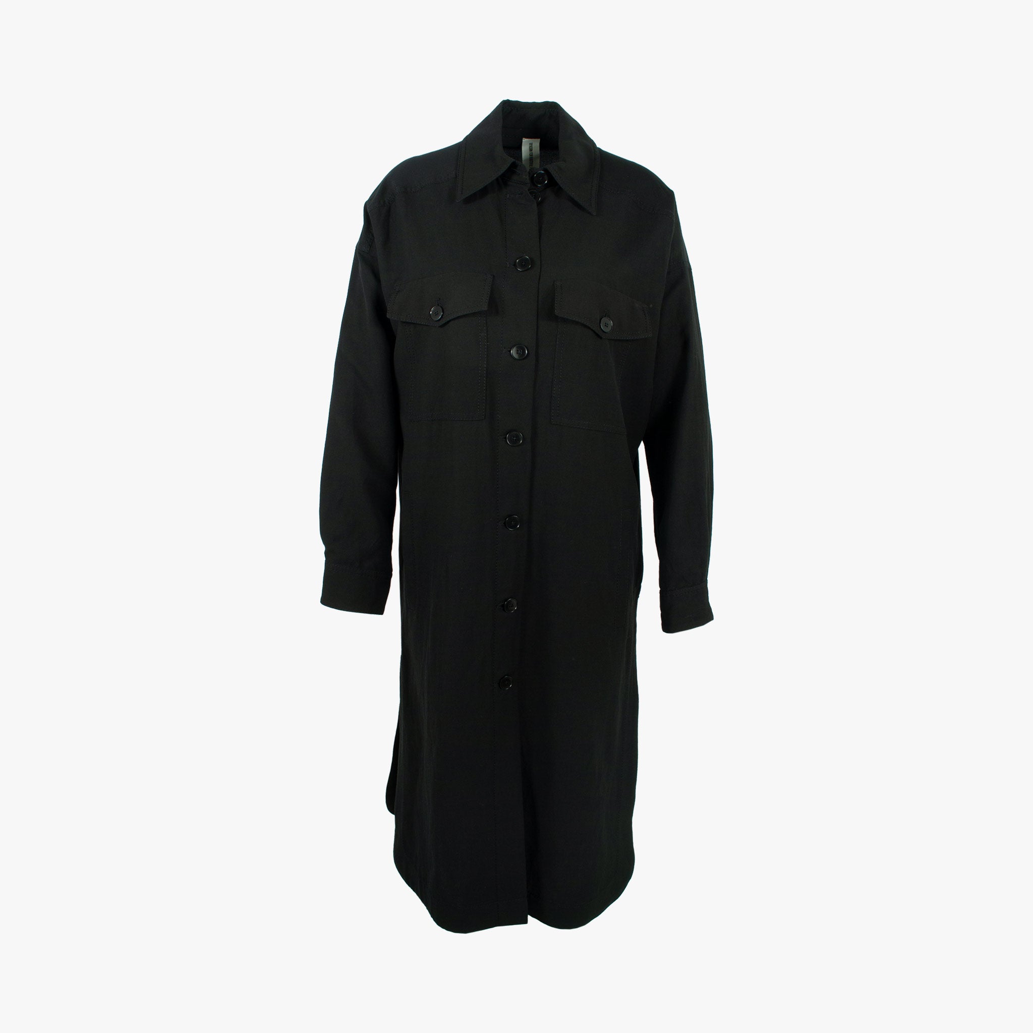 Mantelkleid Timbi, Vorderansicht | schwarz