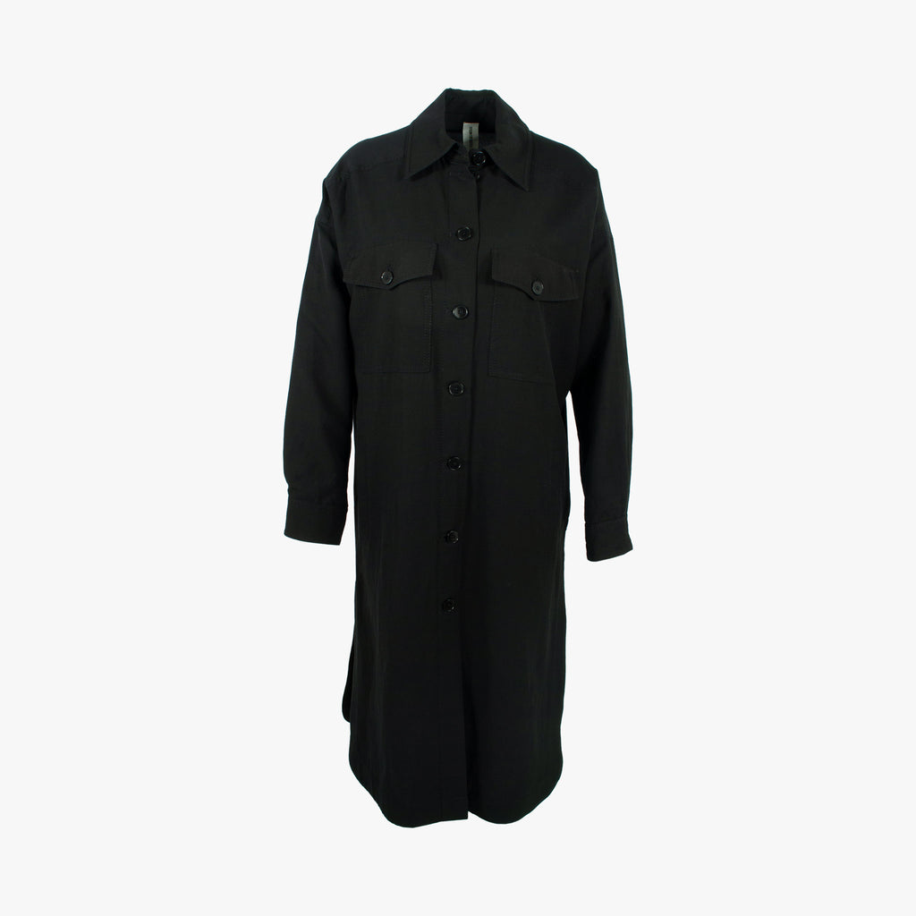 Mantelkleid Timbi, Vorderansicht | schwarz
